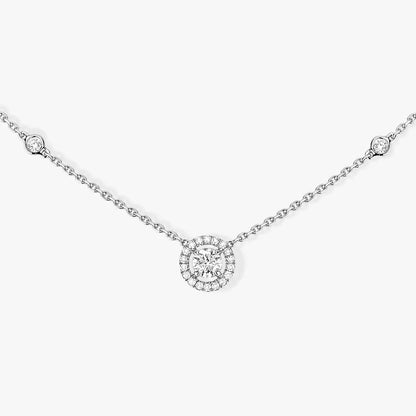 [ Moco ]Diamond Necklace 0,20ct Brilliant Shape Joy