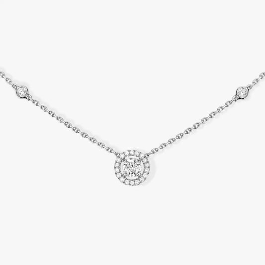 [ Moco ]Diamond Necklace 0,20ct Brilliant Shape Joy