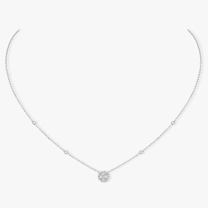 [ Moco ]Diamond Necklace 0,20ct Brilliant Shape Joy