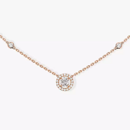 [ Moco ]Diamond Necklace 0,20ct Brilliant Shape Joy