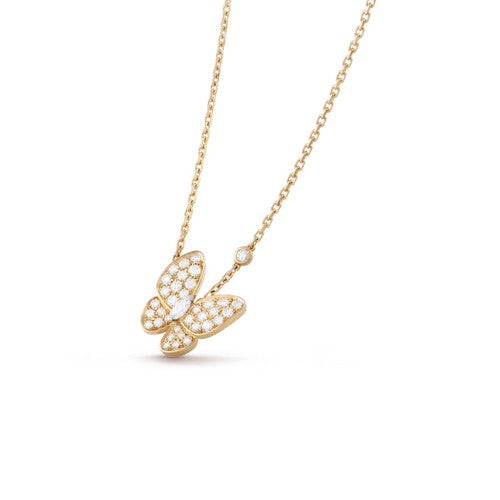 ¡®Moco¡¯BUTTERFLY DIAMOND NECKLACE