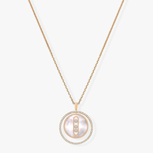 [ Moco ] Moco  MOVE MM NACRE BLANCHE DIAMOND NECKLACE