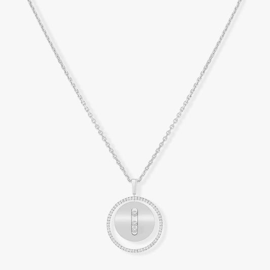 [ Moco ] Moco  MOVE MM SILVER DIAMOND NECKLACE