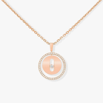 [ Moco ] Moco  MOVE PM NECKLACE PINK GOLD DIAMOND