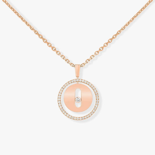 [ Moco ] Moco  MOVE PM NECKLACE PINK GOLD DIAMOND