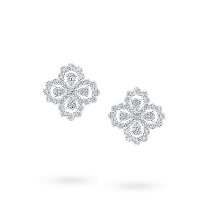 ¡®Moco¡¯LOOP EARRINGS FULL MOTIF DIAMOND 16MM