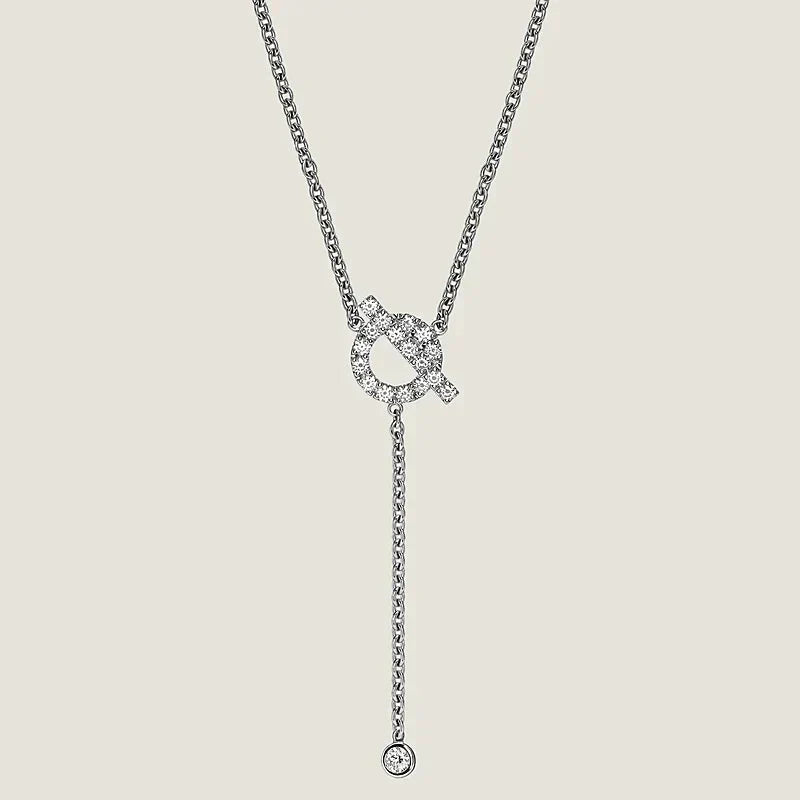 ¡®Moco¡¯FINESSE SILVER DIAMOND NECKLACE