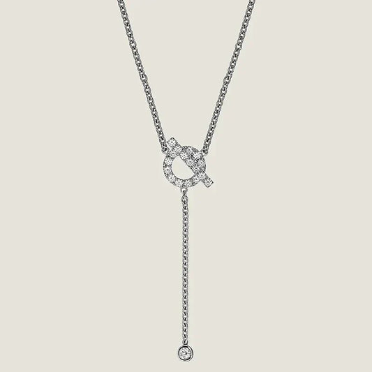 ¡®Moco¡¯FINESSE SILVER DIAMOND NECKLACE