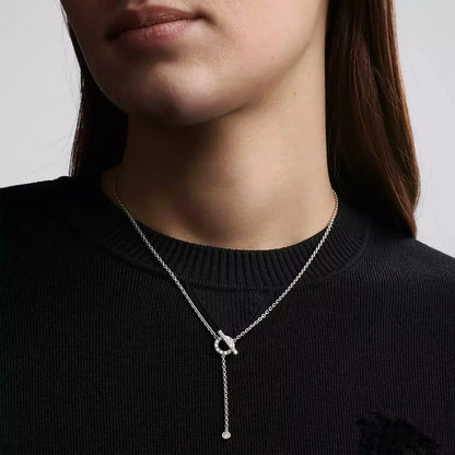 ¡®Moco¡¯FINESSE SILVER DIAMOND NECKLACE