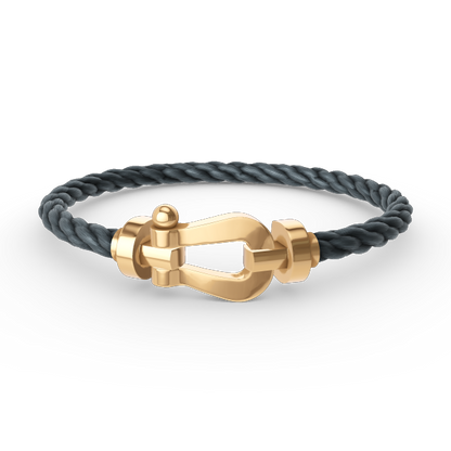 ¡®Moco¡¯FORCE LARGE HORSESHOE NO DIAMOND BRACELET GOLD