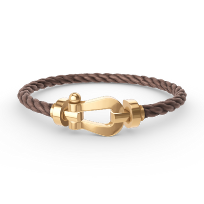 ¡®Moco¡¯FORCE LARGE HORSESHOE NO DIAMOND BRACELET GOLD
