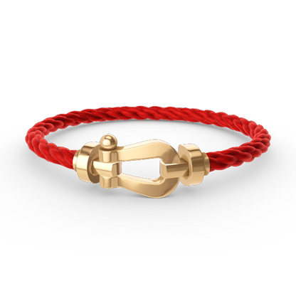 ¡®Moco¡¯FORCE LARGE HORSESHOE NO DIAMOND BRACELET GOLD