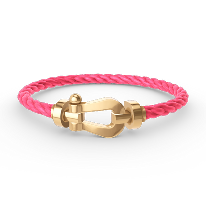 ¡®Moco¡¯FORCE LARGE HORSESHOE NO DIAMOND BRACELET GOLD