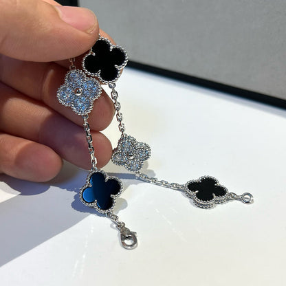 [Moco]New CLOVER 5 MOTIF ONYXS BRACELET COLLECTION