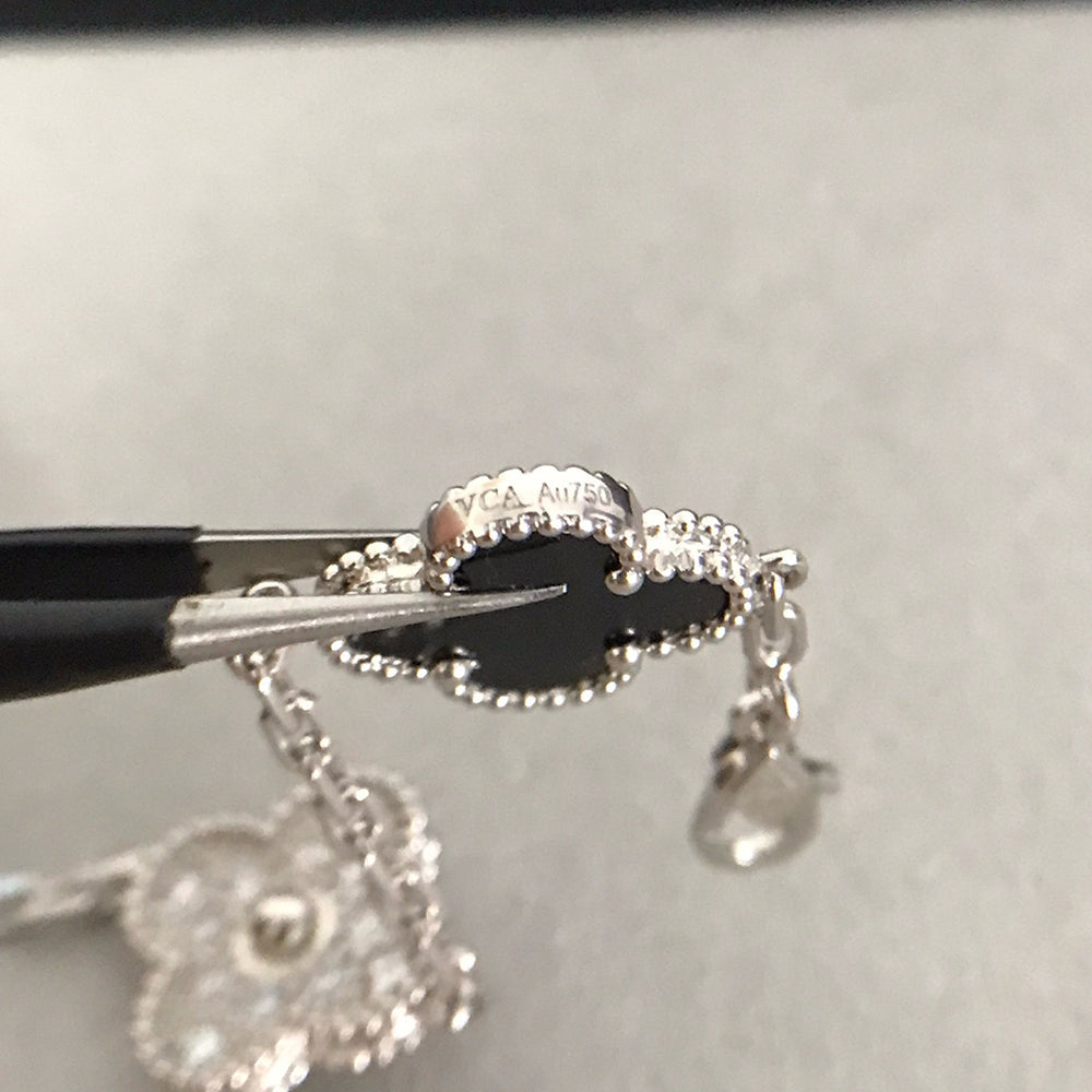 [Moco]New CLOVER 5 MOTIF ONYXS BRACELET COLLECTION