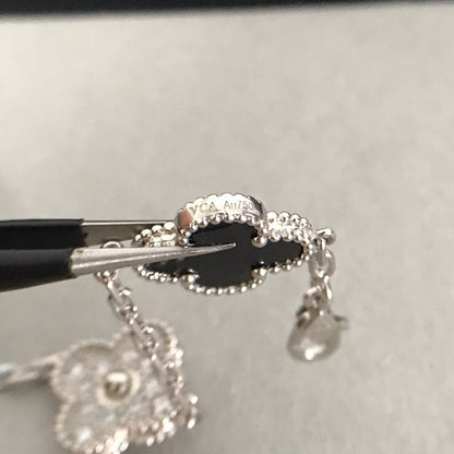 [Moco]New CLOVER 5 MOTIF ONYXS BRACELET COLLECTION