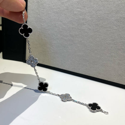 [Moco]New CLOVER 5 MOTIF ONYXS BRACELET COLLECTION
