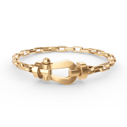 ¡®Moco¡¯FORCE LARGE HORSESHOE CLASP  METAL BRACELET
