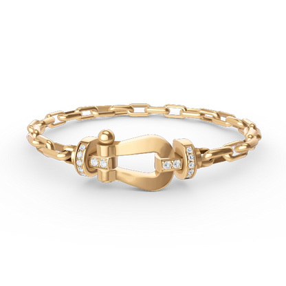 ¡®Moco¡¯FORCE LARGE HORSESHOE CLASP  METAL BRACELET