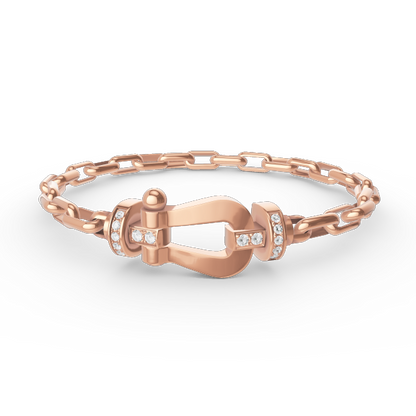 ¡®Moco¡¯FORCE LARGE HORSESHOE CLASP  METAL BRACELET