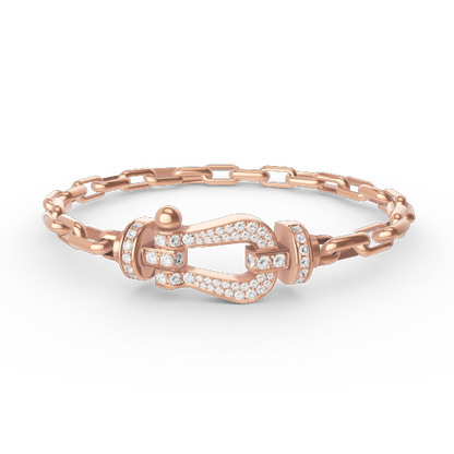 ¡®Moco¡¯FORCE LARGE HORSESHOE CLASP  METAL BRACELET