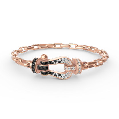 ¡®Moco¡¯FORCE LARGE HORSESHOE CLASP  METAL BRACELET