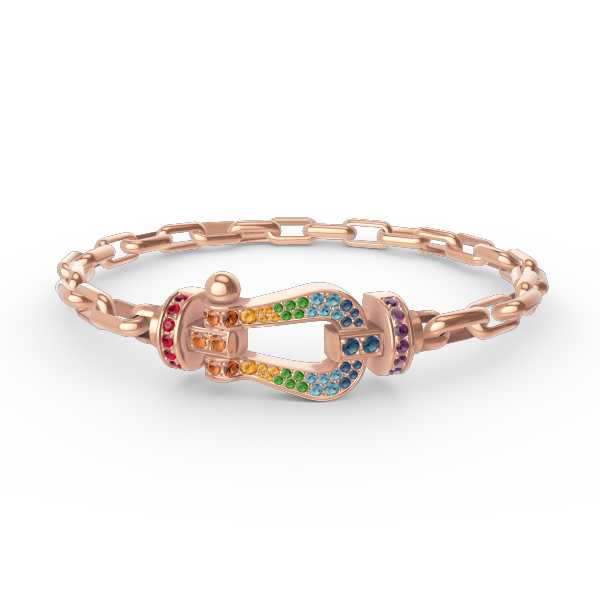 ¡®Moco¡¯FORCE LARGE HORSESHOE CLASP  METAL BRACELET