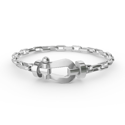 ¡®Moco¡¯FORCE LARGE HORSESHOE CLASP  METAL BRACELET