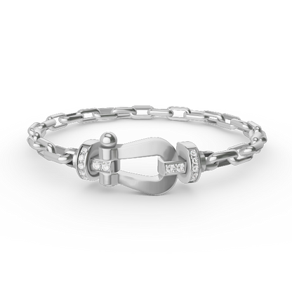 ¡®Moco¡¯FORCE LARGE HORSESHOE CLASP  METAL BRACELET