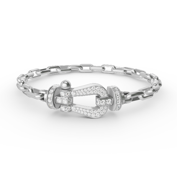 ¡®Moco¡¯FORCE LARGE HORSESHOE CLASP  METAL BRACELET