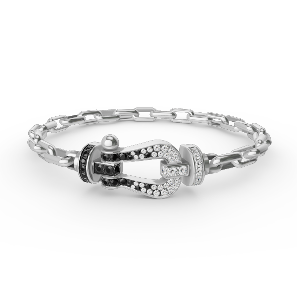 ¡®Moco¡¯FORCE LARGE HORSESHOE CLASP  METAL BRACELET
