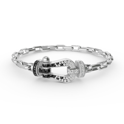 ¡®Moco¡¯FORCE LARGE HORSESHOE CLASP  METAL BRACELET