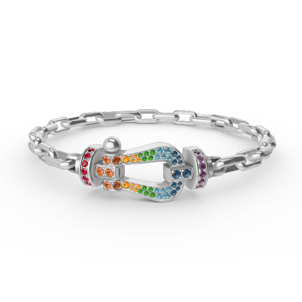 ¡®Moco¡¯FORCE LARGE HORSESHOE CLASP  METAL BRACELET