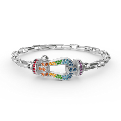 ¡®Moco¡¯FORCE LARGE HORSESHOE CLASP  METAL BRACELET