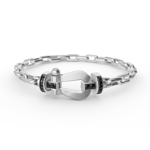 ¡®Moco¡¯FORCE LARGE HORSESHOE CLASP  METAL BRACELET