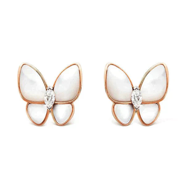 ¡®Moco¡¯BUTTERFLY MOP DIAMOND EARRINGS