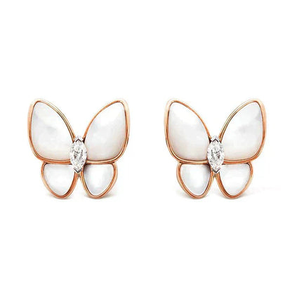 ¡®Moco¡¯BUTTERFLY MOP DIAMOND EARRINGS