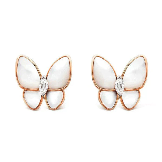 ¡®Moco¡¯BUTTERFLY MOP DIAMOND EARRINGS