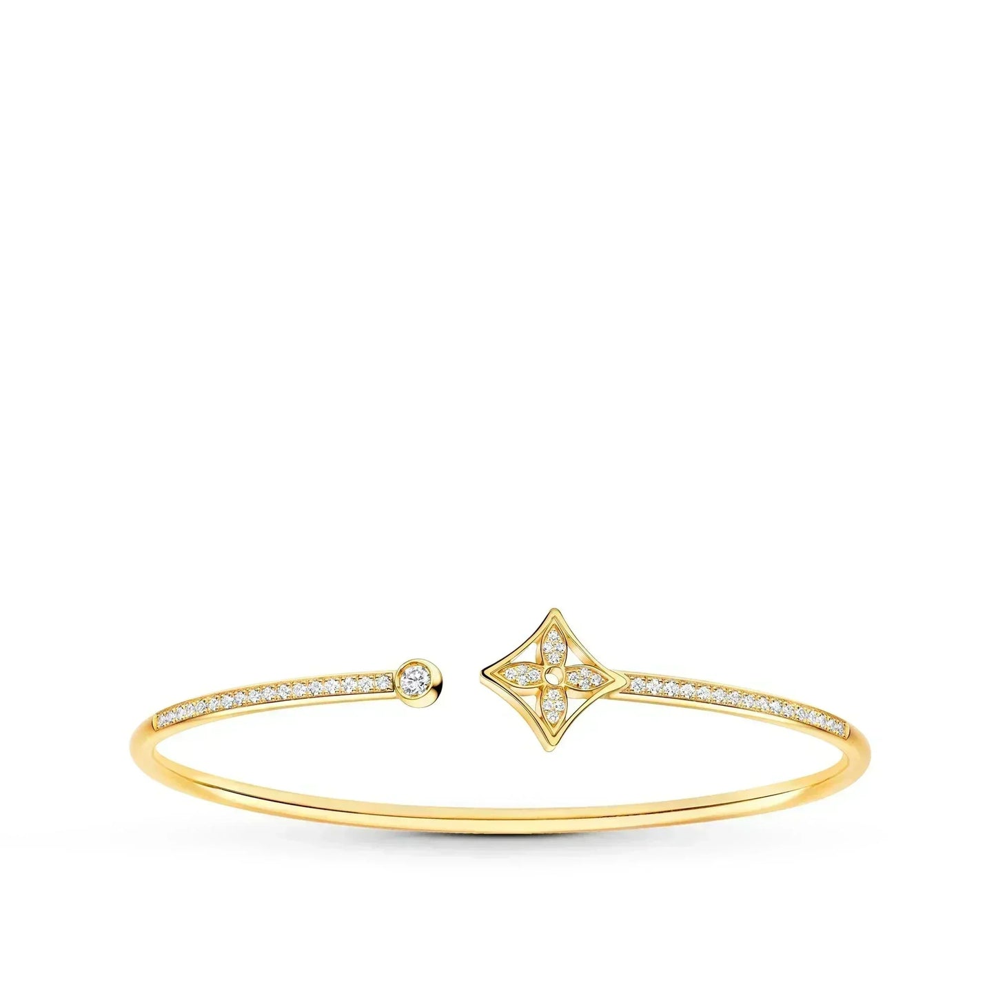 ¡®Moco¡¯IDYLLE GOLD OPEN BRACELET DIAMOND PAVED