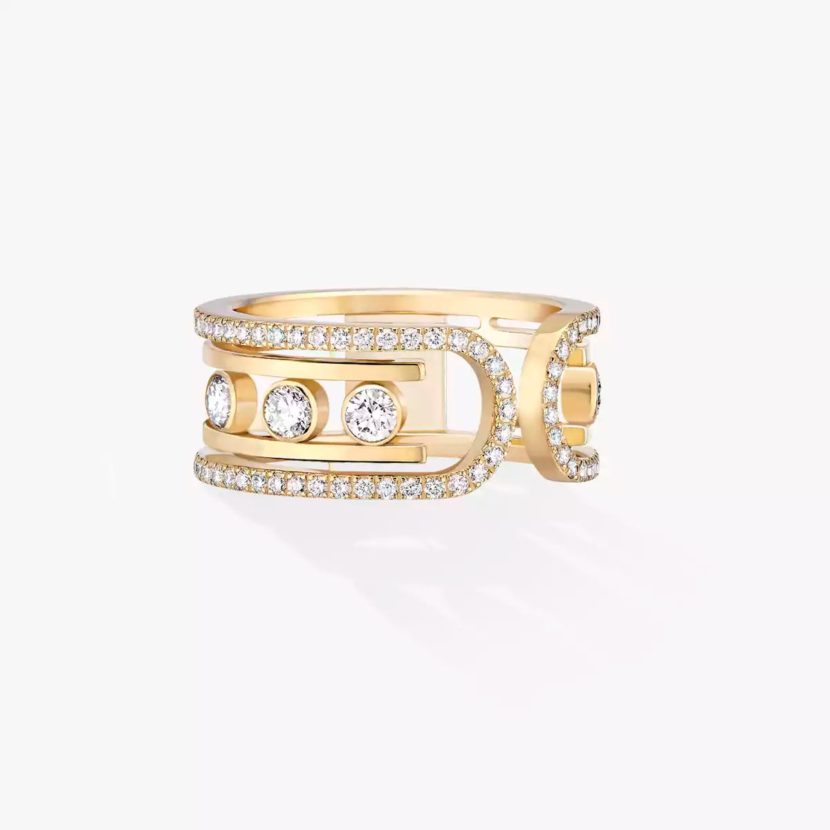 [ Moco ]Move 10th Diamond Ring in Gold