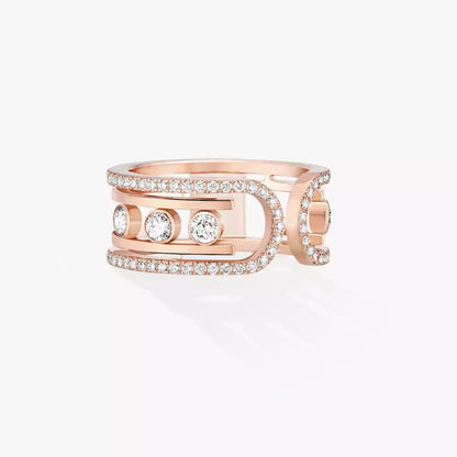 [ Moco ]Move 10th Diamond Ring in Gold