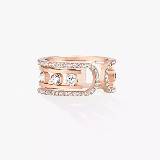 [ Moco ]Move 10th Diamond Ring in Gold