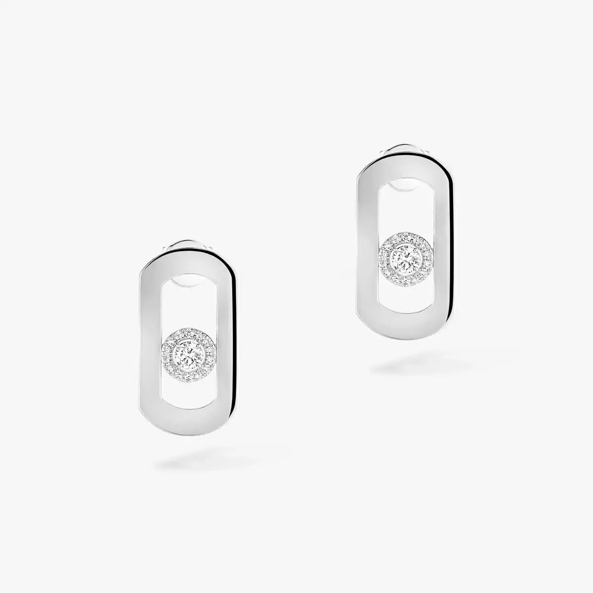 [ Moco ]So Move Diamond Earrings in Yellow Gold
