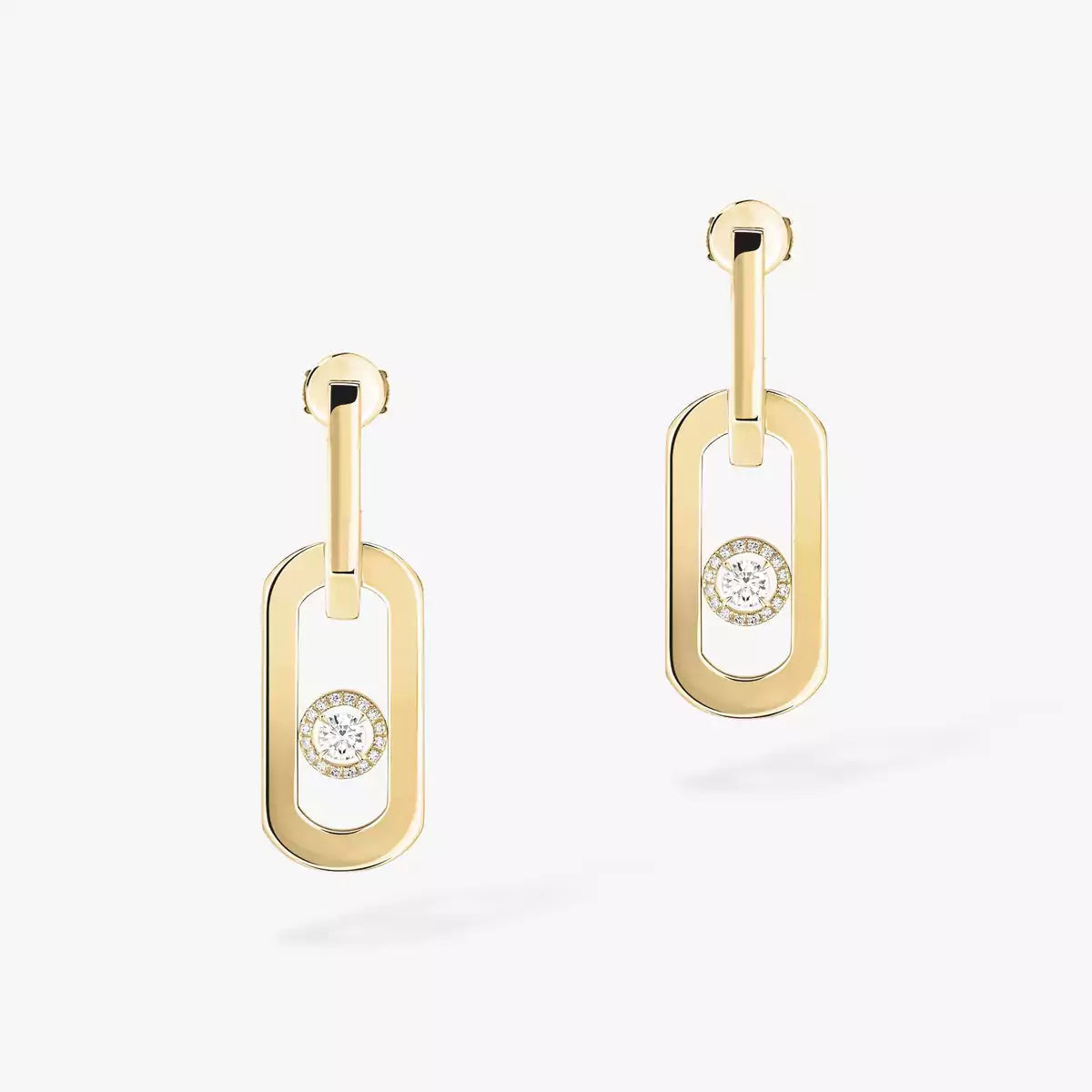 [ Moco ] So Move XL Diamond Hoop Earring