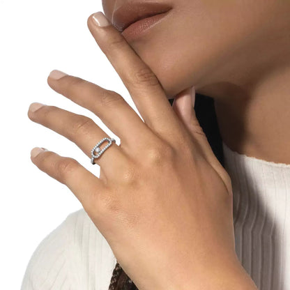 [ Moco ]Move Uno Diamond Ring in Gold