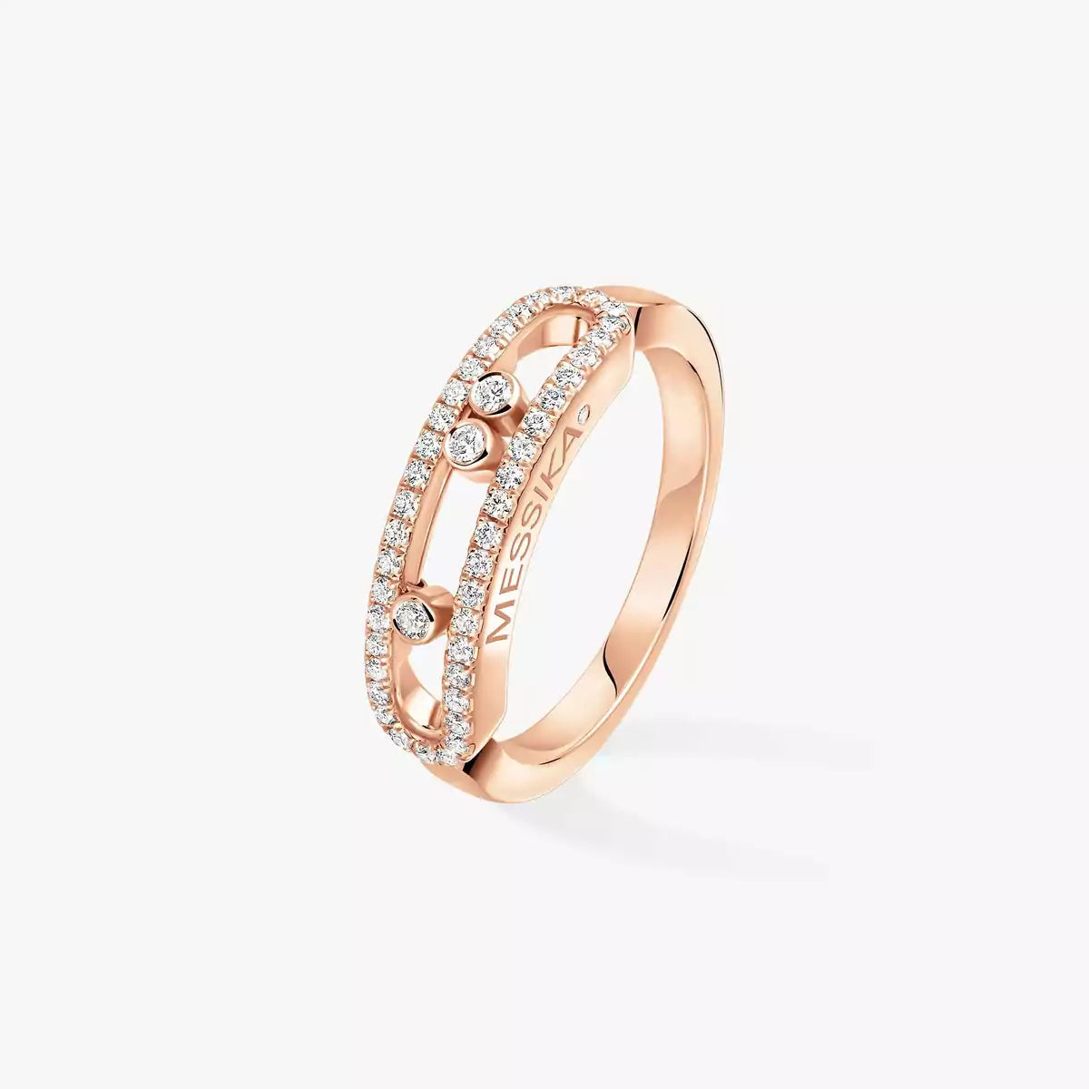[ Moco ] Baby Move Gold Diamond Pave_ Ring