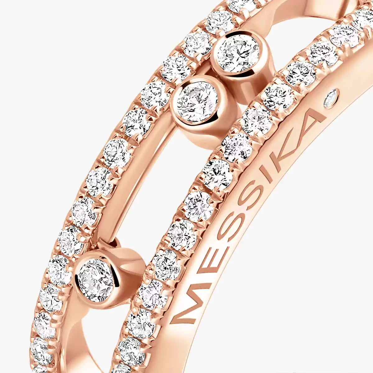 [ Moco ] Baby Move Gold Diamond Pave_ Ring