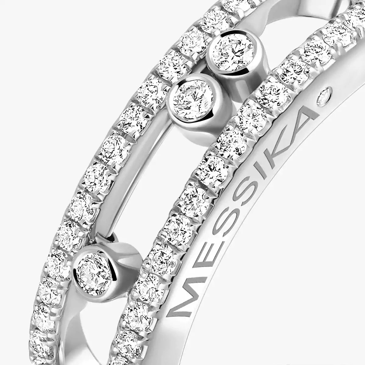 [ Moco ] Baby Move Gold Diamond Pave_ Ring