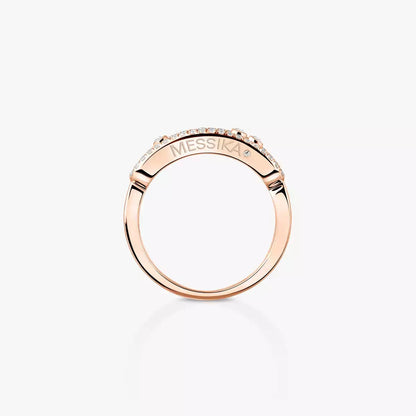 [ Moco ] Baby Move Gold Diamond Pave_ Ring