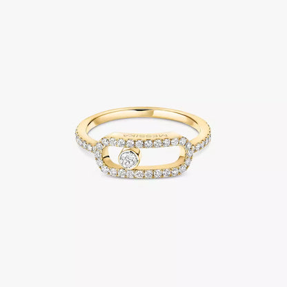 [ Moco ]Move Uno Diamond Ring in Gold